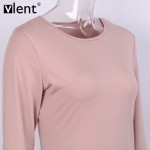 Sytiz Bodycon Women Winter Dress Long Sleeve Gray Mini Vestidos Womens Sexy Pink Plus Size Dresses Short Party Night Club Dress