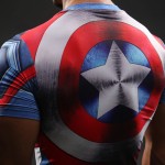 T Shirt Captain America Shield Civil War Tee 3D Printed T-shirts Men Marvel Avengers 3 iron man Fitness Clothing Male Tops