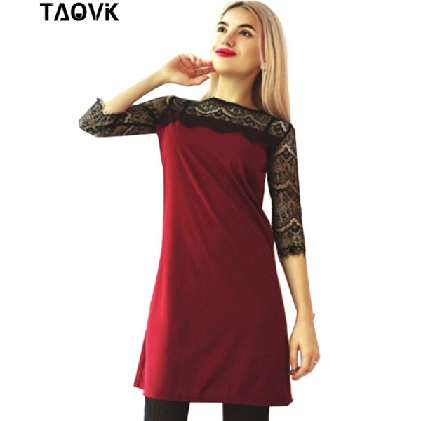 TAOVK  new fashion  Spring Ladies lace Dress