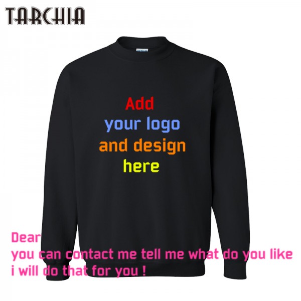 TARCHIA Free Shipping fashion casual parentalmen sweatshirt custom printed personalized designer logo mens coat boy hoodies 2017