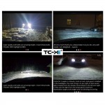 TC-X LED Car Light Dual Beam H4Hi/Lo 9003 9004 H13/9008 9007/HB5 Car Lighting Far Distance Short Distance Halogen Replacement