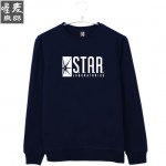 THE FLASH, BARRY ALLEN STAR LAB SWEATSHIRTS MEN'S AND WOMEN'S CLOTHES THICKEN COTTON FLEECE TOP