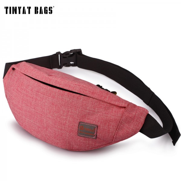 TINYAT Multifunctional Fanny Bag Casual Waist Pack Bag  Seven Colors Belt bag Unisex Phone Belt Bag Coin Purse T201