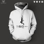 TMAC McGrady logo design men unisex pullover hoodie heavy hooded sweatshirt 100% organic cotton fleece inside Free Shipping