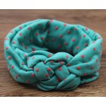 TWDVS  Kids Printing Knot Hair Band Newborn Elastic Cotton Headband Ring Hair Accessories Kids Headwear W146