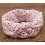 TWDVS  Kids Printing Knot Hair Band Newborn Elastic Cotton Headband Ring Hair Accessories Kids Headwear W146