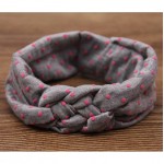 TWDVS  Kids Printing Knot Hair Band Newborn Elastic Cotton Headband Ring Hair Accessories Kids Headwear W146