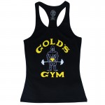 Tank Top Women Golds Vest Fitness Singlets Bodybuilding Stringer Clothing Sexy Crop Tops Female Shirt Undershirt Clothes