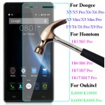 Tempered Glass For Doogee X5 Max Pro X3 X5 X6 X9 F5 T6 Oukitel K4000 K6000 Homtom HT17 HT3 HT6 Pro Screen Protector Cover Film