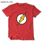 The Big Bang Theory T-shirt Sheldon Cooper super hero green lantern the flash cosplay t shirts men women geek tee TBBT tshirt