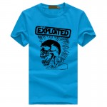 The Exploited print men's fashion t-shirts Cute punk Skull Graphics brand tee shirt Hip Hop Casual Fitness homme Swag clothing