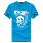 The Exploited print men's fashion t-shirts Cute punk Skull Graphics brand tee shirt Hip Hop Casual Fitness homme Swag clothing