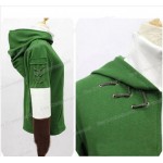 The Legend of Zelda Link  Zipper Hoodie Sweatshirt  Coat Jacket  Cosplay Costume For Both Men And Women