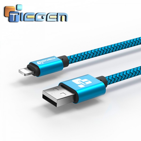 Tiegem USB Charger Cable for iPhone 5 5s 6 6s iPad SE for iPad Air Mini  Wire 1 2 m Car Fast Charging Cord Mobile Phone Cables