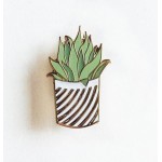 Timlee X039 New Oil Drop Cute Cactus Pots Planet Metal Brooch Pins Button Pins Girl Jeans Bag Decoration Gift Wholesale