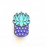 Timlee X039 New Oil Drop Cute Cactus Pots Planet Metal Brooch Pins Button Pins Girl Jeans Bag Decoration Gift Wholesale