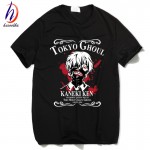 Tokyo Ghoul Anime Printed T shirt Men Japanese Manga Ken Kaneki T-shirt 2017 Fashion Harajuku Hip Hop Swag Cheap Clothing,HCT021