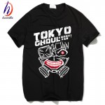 Tokyo Ghoul Anime Printed T shirt Men Japanese Manga Ken Kaneki T-shirt 2017 Fashion Harajuku Hip Hop Swag Cheap Clothing,HCT021