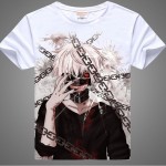 Tokyo Ghoul digital printed hot anime Tokyo Ghoul t shirt clothes Ken Kaneki short-sleeve Tokyo Ghoul T-shirt men tshirt