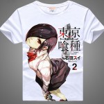 Tokyo Ghoul digital printed hot anime Tokyo Ghoul t shirt clothes Ken Kaneki short-sleeve Tokyo Ghoul T-shirt men tshirt