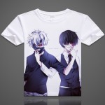 Tokyo Ghoul digital printed hot anime Tokyo Ghoul t shirt clothes Ken Kaneki short-sleeve Tokyo Ghoul T-shirt men tshirt