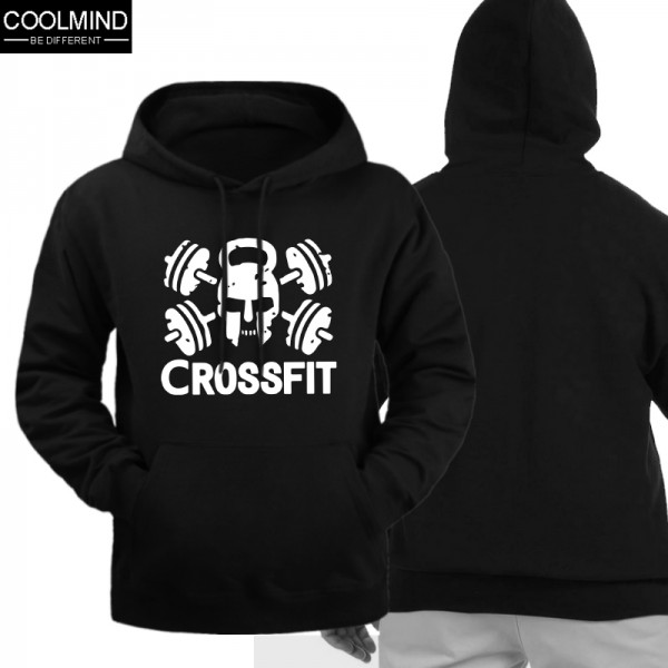 Top Quality Cotton blend corssfit men Hoodies casual cool fashion pullover sweatshirt for spring and autumn B01