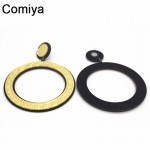 Top Quality drop punk style earrings big long round jewelry earring brincos for women brand sobretudo feminino brincos dress