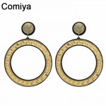 Top Quality drop punk style earrings big long round jewelry earring brincos for women brand sobretudo feminino brincos dress