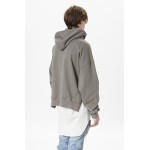 Top Version Kanye West Side Slits Oversized Hoodies Heavy Terry Drop Shoulder Kpop Pullovers Free Shipping