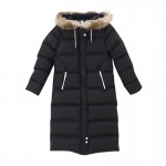 Toyouth New Winter Fashion Duck Down Coats Women Long Coats Hoodies Down Parkas Jacket Coat