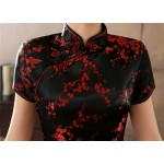 Traditional Chinese Style Dress Women's Long Cheongsam Elegant Slim Qipao Clothing Plus Size S M L XL XXL XXXL 4XL 5XL 6XL J3082