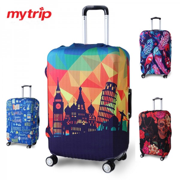 Travel Luggage Suitcase Protective Cover for Trunk Case Apply to 19''-32'' Suitcase Cover Thick Elastic Perfectly