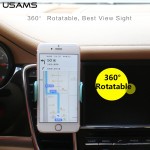 USAMS Car Holder for iPhone Sumsung Mobile Phone Holder Car Air Vent Mount Holder 360 Ratotable Mobile Phone Holders & Stands