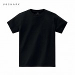 U&SHARK Summer Basic Black T Shirt Homme T-Shirt Short Sleeve Slim Fit Cotton Tops Men Clothing O-Neck Quality Tee Shirt Male