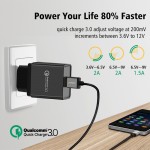 Ugreen Phone Charger Qualcomm Quick Charge 3.0 18W Fast USB Charger (Quick Charge 2.0 Compatible) for Samsung Xiaomi 5 Huawei lg