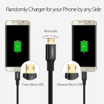 Ugreen Reversible Micro USB Cable Tangle-free USB to Double Sided Data Sync USB Charger Cable for Samsung HTC LG Sony Android