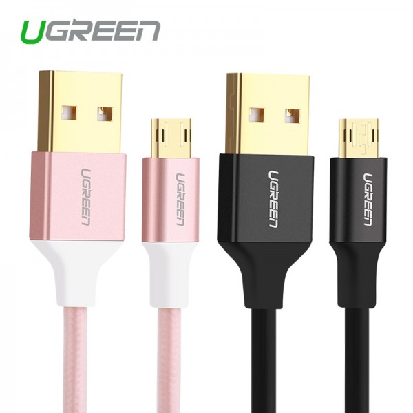 Ugreen Reversible Micro USB Cable Tangle-free USB to Double Sided Data Sync USB Charger Cable for Samsung HTC LG Sony Android