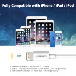 Ugreen USB Cable for iPhone 6 7 iPad iPod 2.1A Fast Mobile Phone Lightning to USB Charger Data Cable For MFi iPhone Cable 2m 1m