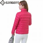 Ultra Light Down Jacket Women 12 Candy Colors Stand Collar Solid Parka Winter Jacket Campera De Pluma Mujer Jaqueta Feminina