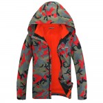 Unisex Professional Mission Jacket Tech Mountain Coat 3in1 Camo Waterproof Rain Jacket Snow Coat