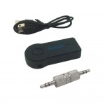 Universal 3.5mm Streaming Car A2DP Wireless Bluetooth Car Kit AUX Audio Music Receiver Adapter Handsfree with Mic For Phone MP3~