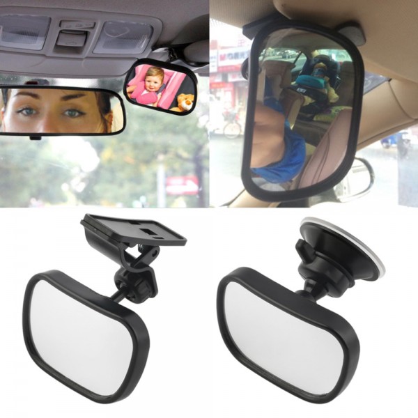 Universal Car Rear Seat View Mirror Baby Child Safety With Clip and Sucker New Dropping Shipping