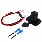 Universal Dual USB Car Cigarette Lighter Socket Splitter 12V Mobilephone Charger Power Adapter Outlet Parts Auto Black