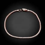 VALEN BELA Fashion Crystals Bracelets for Women Chain & Link Pulseiras Rose Gold Plated Jewelry Women Bracelet SZ3101