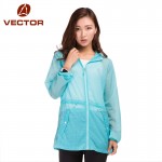 VECTOR Waterproof Jacket Women Spring Summer Jacket Sun Protection Ultralight Outdoor Coat Sport Running Hiking 80010