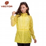 VECTOR Waterproof Jacket Women Spring Summer Jacket Sun Protection Ultralight Outdoor Coat Sport Running Hiking 80010