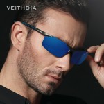 VEITHDIA Aluminum Magnesium Men's Sunglasses Polarized Coating Mirror Sun Glasses oculos Male Eyewear Accessories For Men 6588