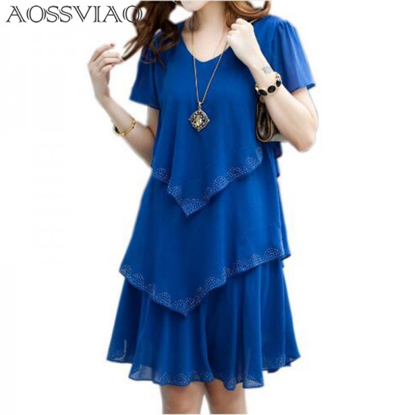 Vestido De Festa Robe Sexy Dress Women Party Dresses 2018 Plus Size Women Clothing Vestidos Summer Dress Chiffon Bohemian S-5XL