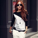 Vetement Femme T Shirt Women T-Shirt Long Sleeve Tshirt Korean Womens Tops 2017 Kawaii Clothes Plus Size Cotton Poleras De Mujer