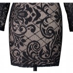 Vfemage Sexy Geometry Lace High Waist Fashion Womens Girl Ladies Cool Chic Casual Party Special Occasion Bodycon Mini Dress 4635